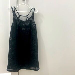 black lace coverup size 7/8 girls worn a couple times, art class